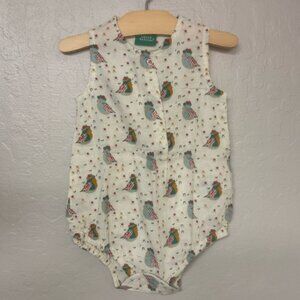 $35 ADD ON Little Green Radicals bird romper Little Sleepies Caden Lane